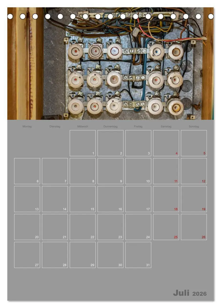 Bild: 9783516369885 | Brandgefährliche elektrische Anlagen (Tischkalender 2026 DIN A5...