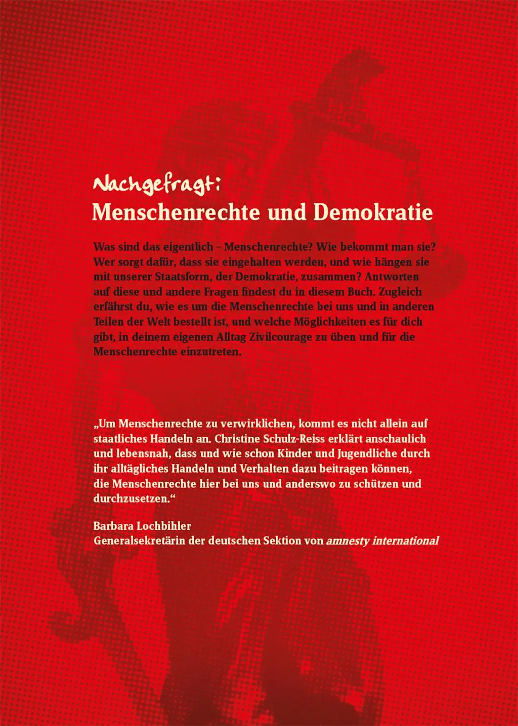Rückseite: 9783785589885 | Nachgefragt: Menschenrechte und Demokratie | Basiswissen zum Mitreden