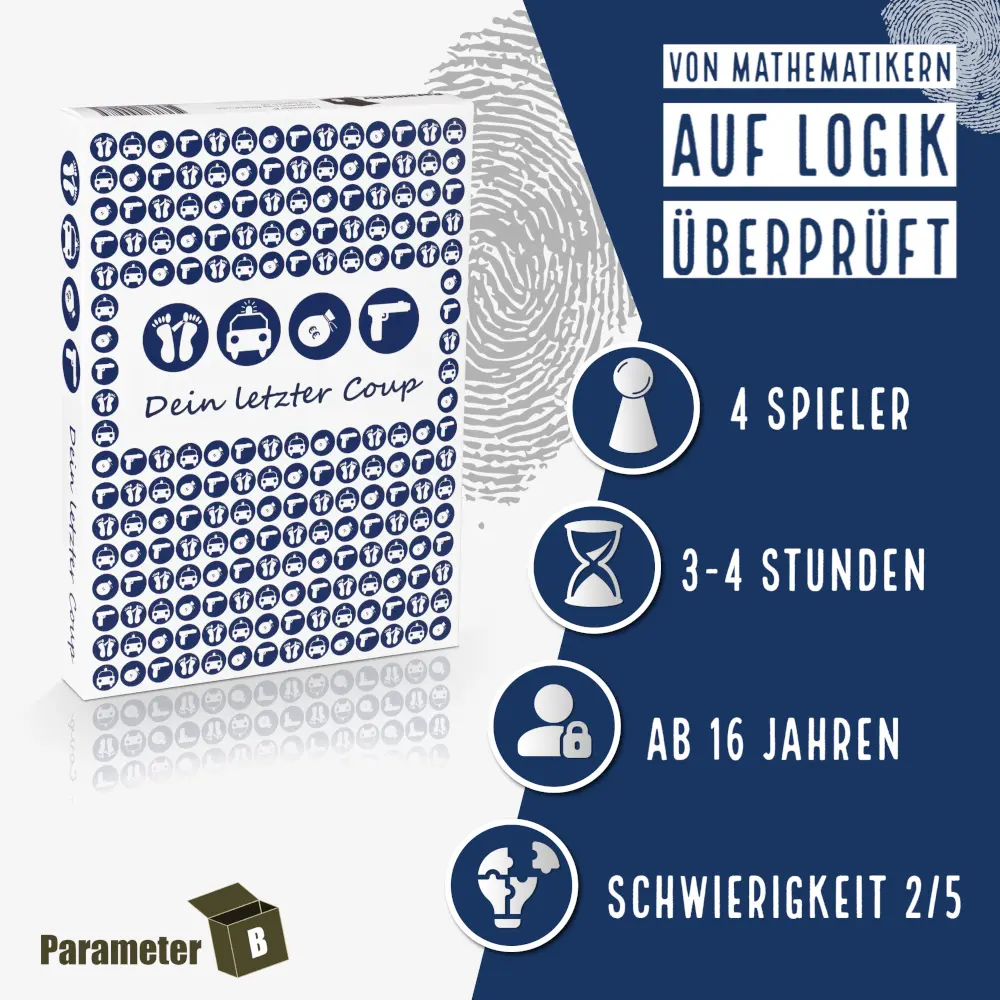 Cover: 745150099985 | Dein letzter Coup | Lisa Birrenkoven | Spiel | Stülpschachtel | PB002