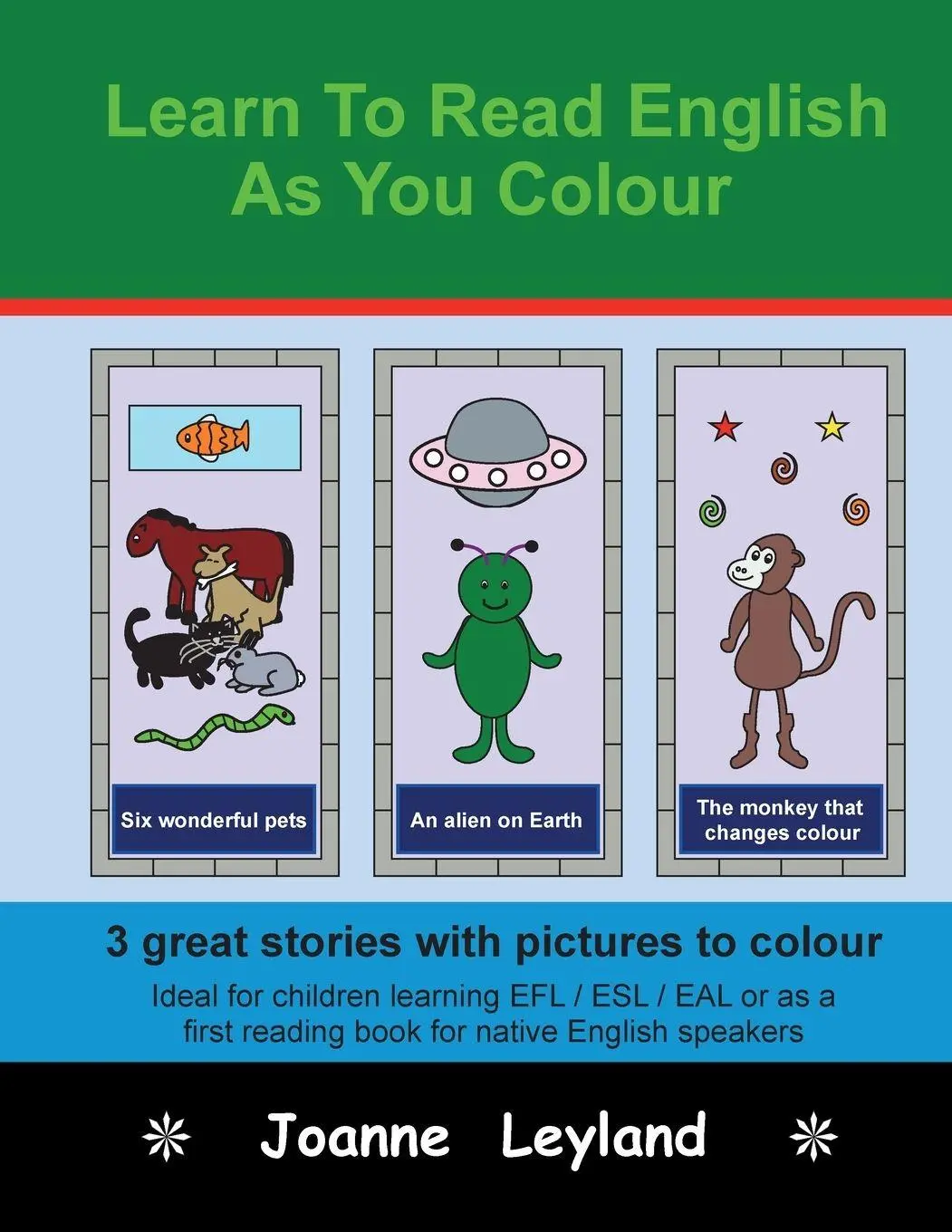 Cover: 9781914159985 | Learn To Read English As You Colour | Joanne Leyland | Taschenbuch