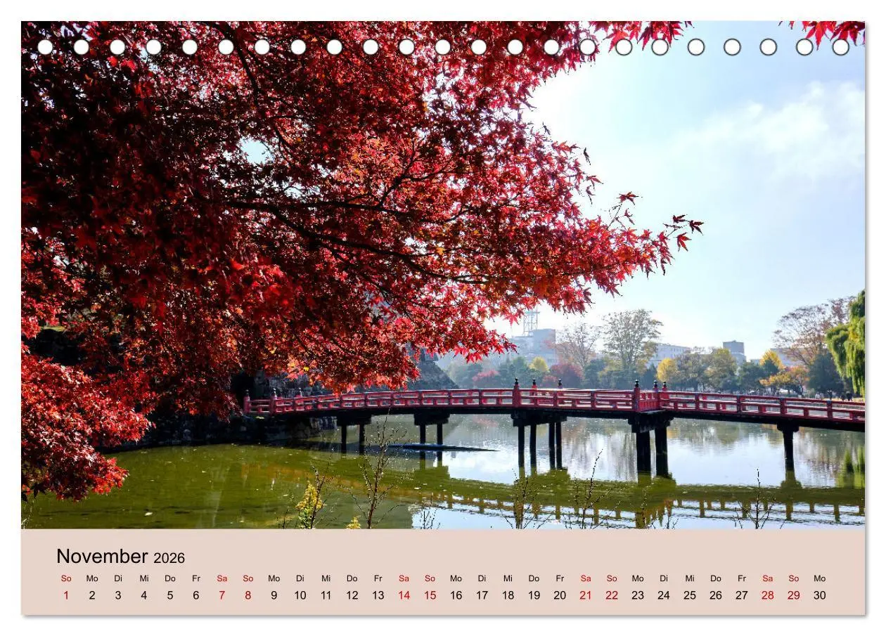 Bild: 9783457269985 | Japan im Herbst (Tischkalender 2026 DIN A5 quer), CALVENDO...