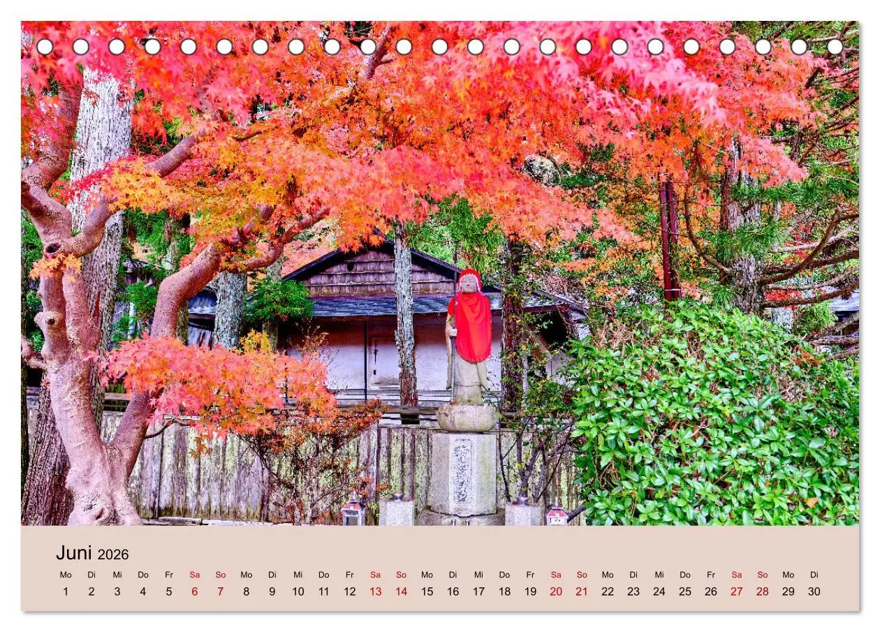 Bild: 9783457269985 | Japan im Herbst (Tischkalender 2026 DIN A5 quer), CALVENDO...