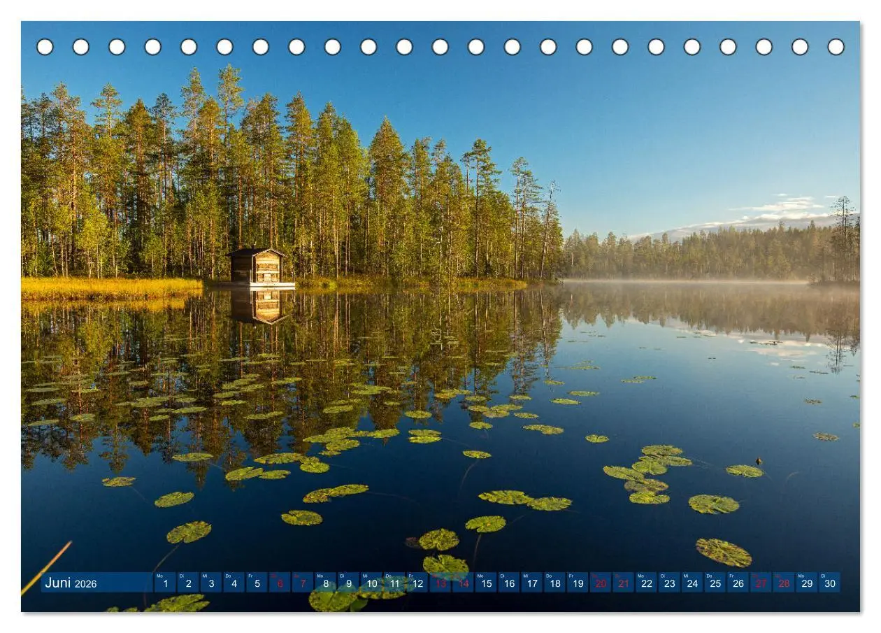 Bild: 9783457409985 | Wildes Finnland (Tischkalender 2026 DIN A5 quer), CALVENDO...