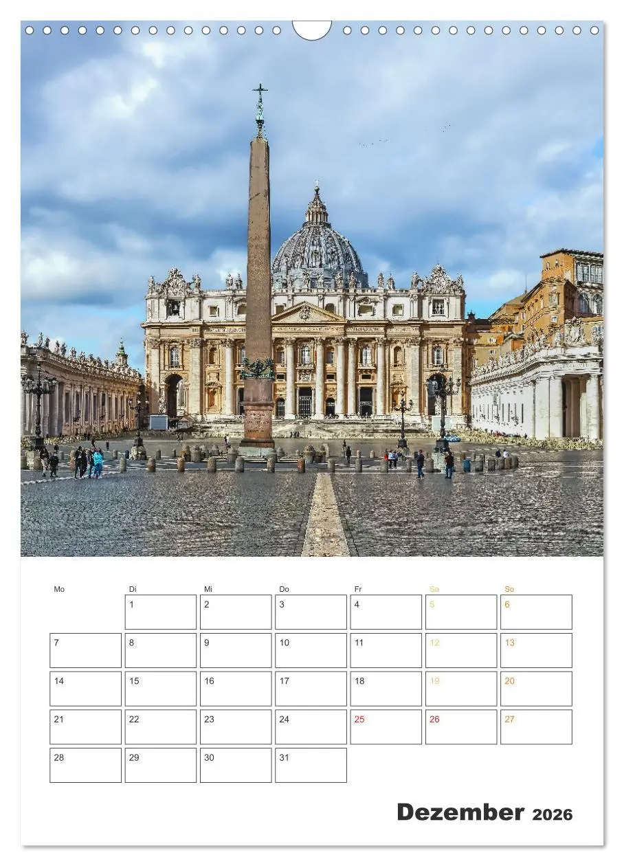 Bild: 9783516289985 | Rom - Kunst, Kultur und Geschichte (Wandkalender 2026 DIN A3 hoch),...