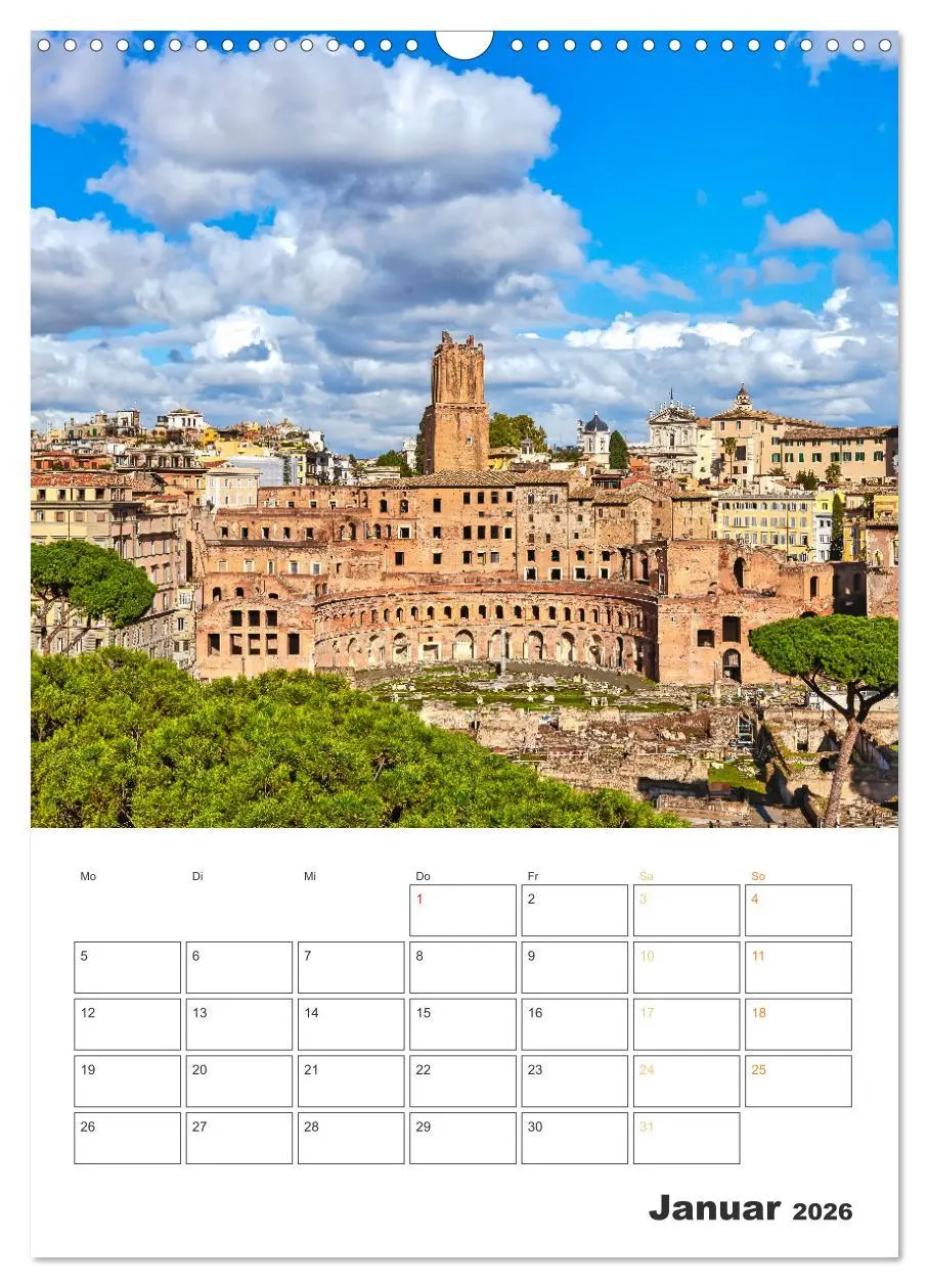 Bild: 9783516289985 | Rom - Kunst, Kultur und Geschichte (Wandkalender 2026 DIN A3 hoch),...