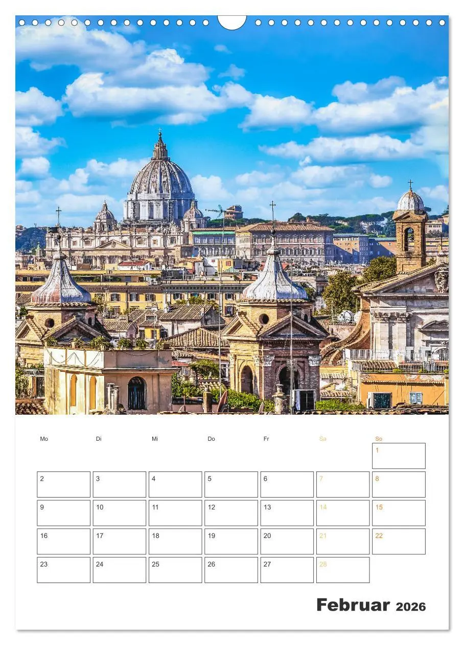 Bild: 9783516289985 | Rom - Kunst, Kultur und Geschichte (Wandkalender 2026 DIN A3 hoch),...