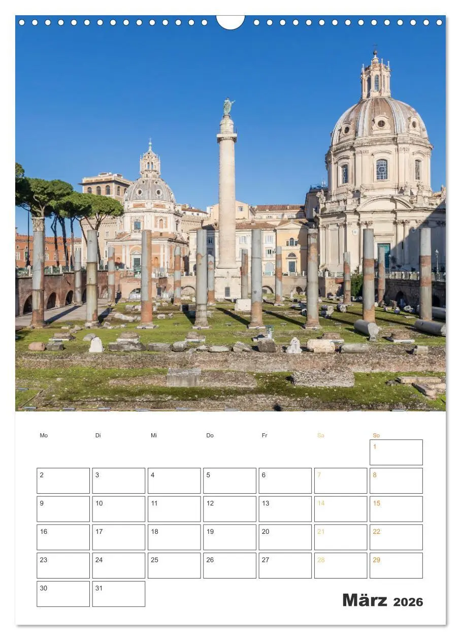 Bild: 9783516289985 | Rom - Kunst, Kultur und Geschichte (Wandkalender 2026 DIN A3 hoch),...