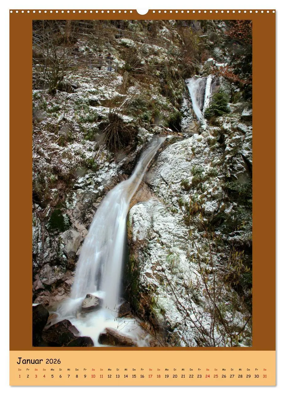 Bild: 9783516359985 | Schwarzwald Wasserfälle (hochwertiger Premium Wandkalender 2026 DIN...
