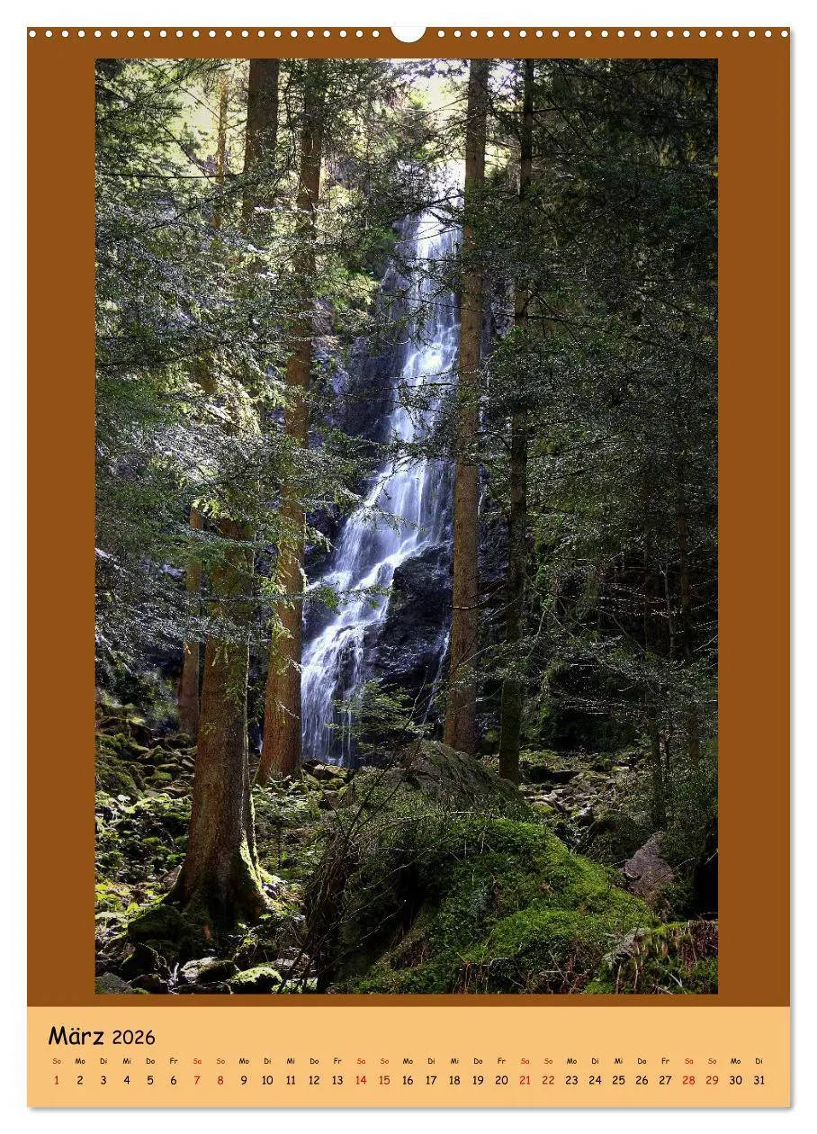 Bild: 9783516359985 | Schwarzwald Wasserfälle (hochwertiger Premium Wandkalender 2026 DIN...