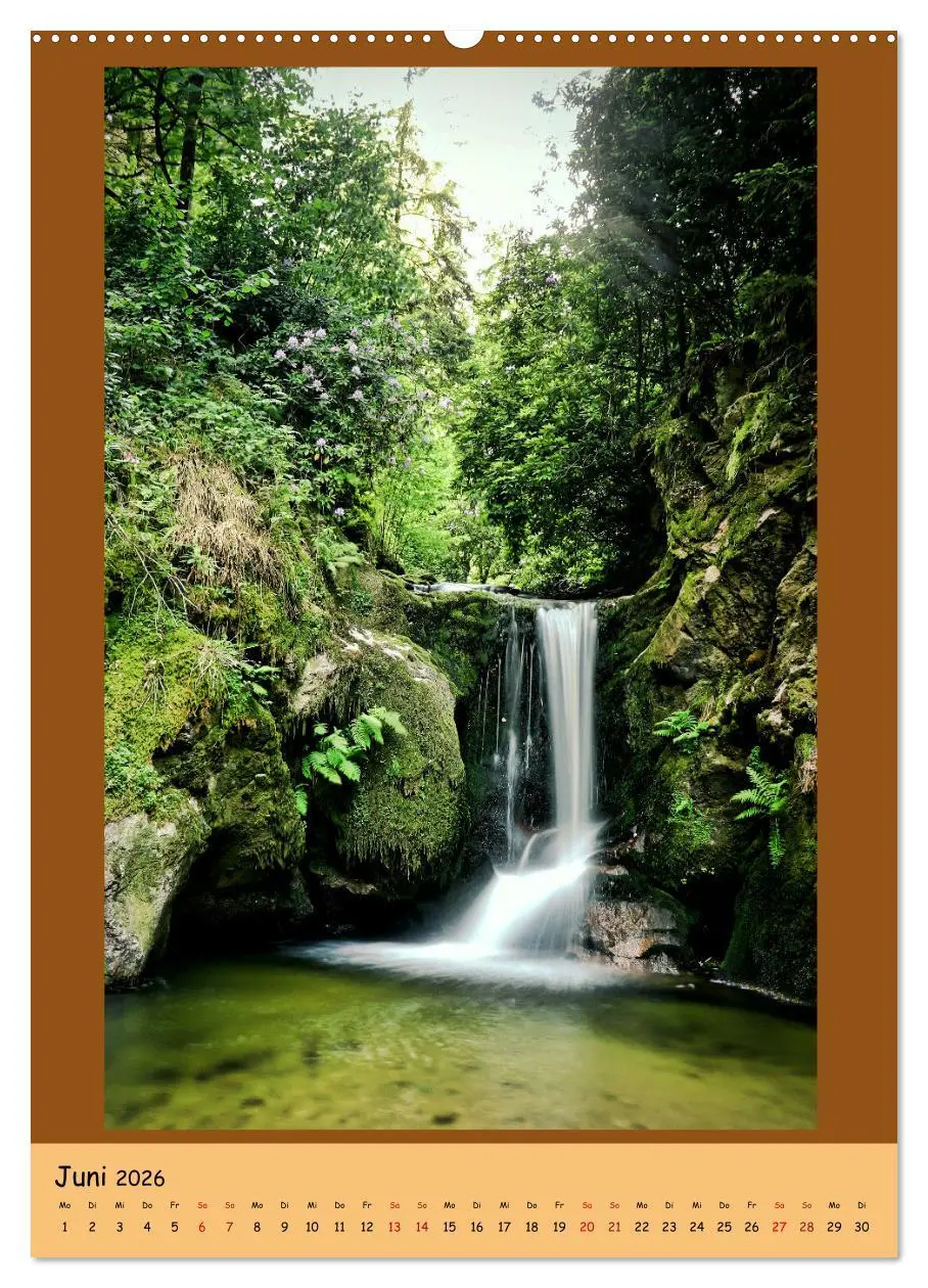 Bild: 9783516359985 | Schwarzwald Wasserfälle (hochwertiger Premium Wandkalender 2026 DIN...