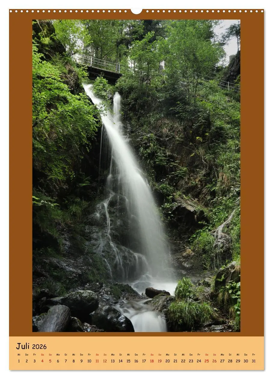 Bild: 9783516359985 | Schwarzwald Wasserfälle (hochwertiger Premium Wandkalender 2026 DIN...