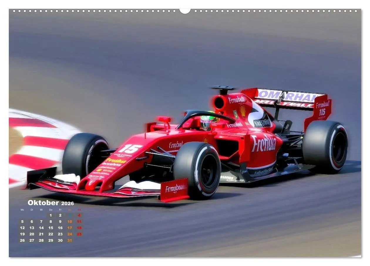 Bild: 9783516669985 | Formel E, Strom, Speed und Sieg (Wandkalender 2026 DIN A2 quer),...
