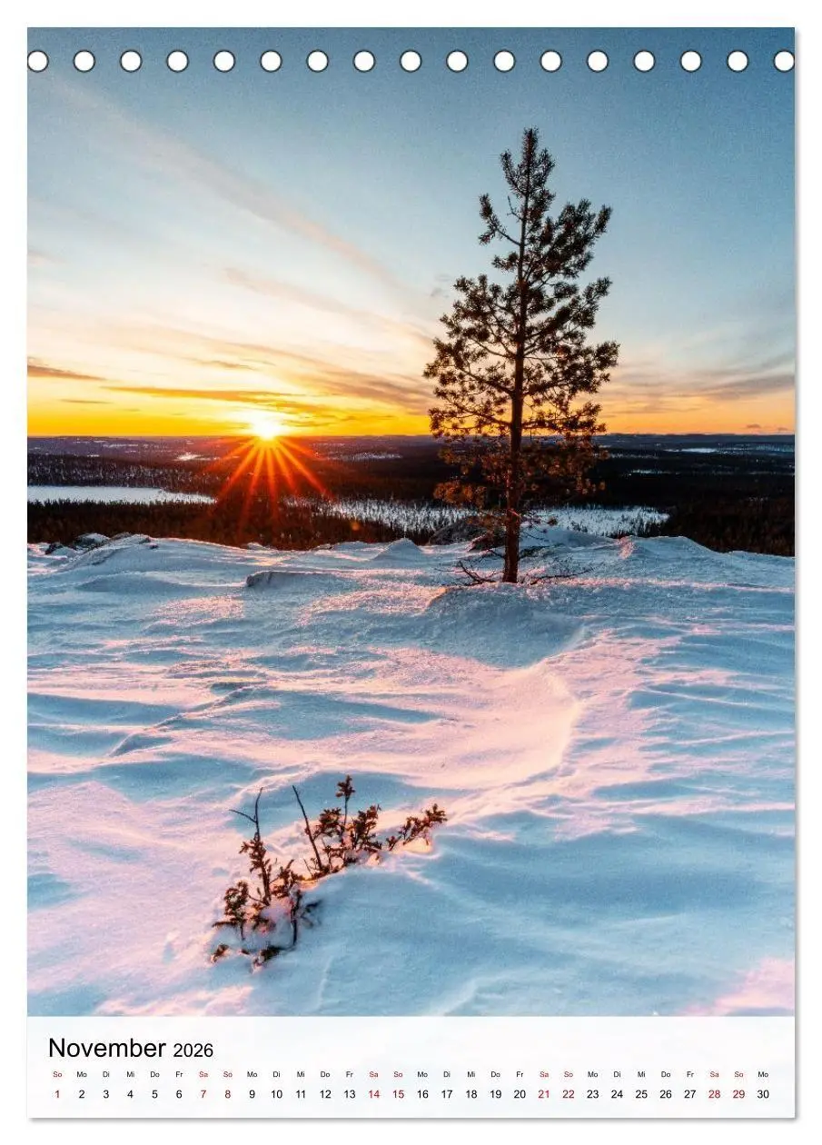 Bild: 9783516739985 | Finnland - Winter Wunderland (Tischkalender 2026 DIN A5 hoch),...