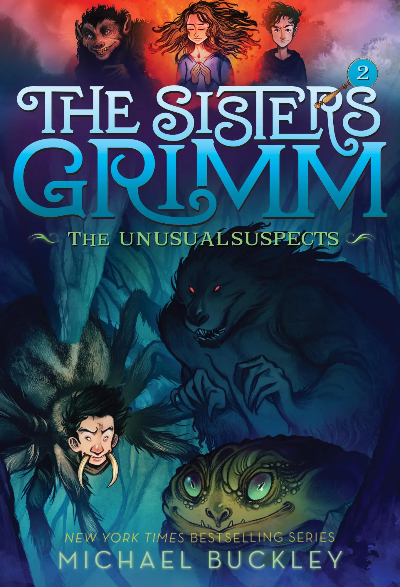 Cover: 9781419720086 | The Unusual Suspects (the Sisters Grimm #2) | 10th Anniversary Edition