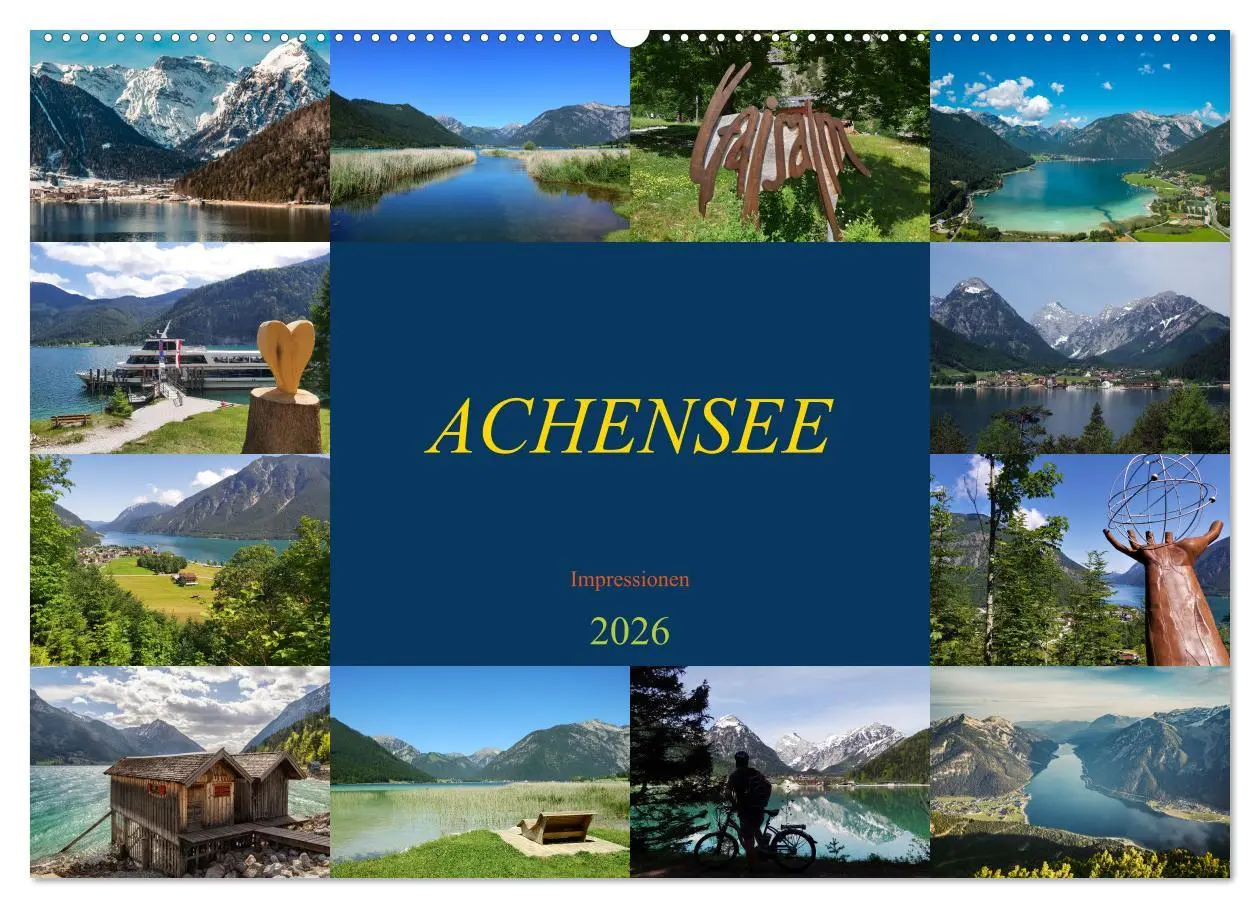 Cover: 9783457520086 | ACHENSEE Impressionen (Wandkalender 2026 DIN A2 quer), CALVENDO...