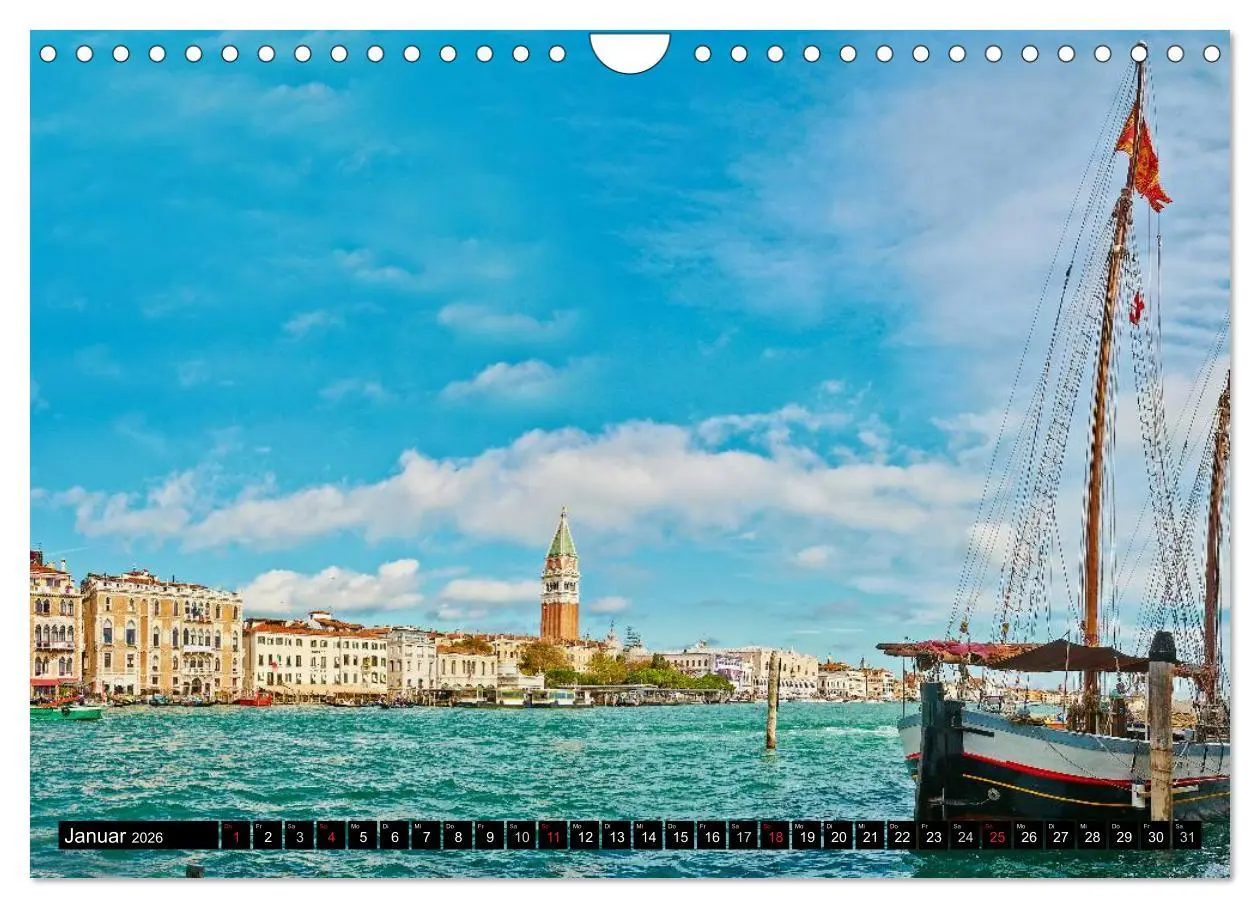 Bild: 9783516090086 | Besuch in Venedig (Wandkalender 2026 DIN A4 quer), CALVENDO...