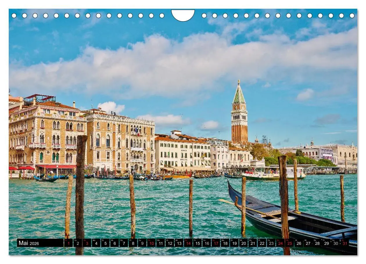 Bild: 9783516090086 | Besuch in Venedig (Wandkalender 2026 DIN A4 quer), CALVENDO...