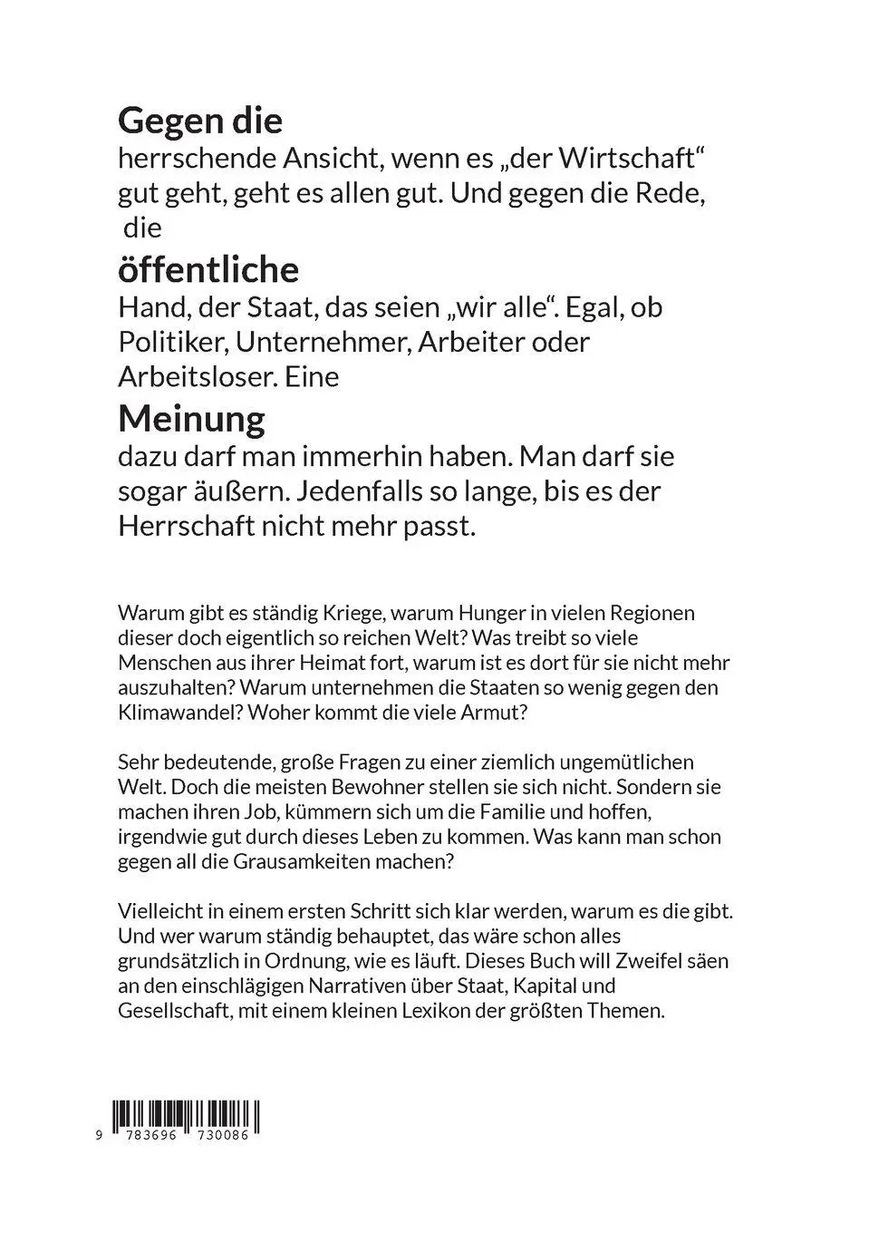 Rückseite: 9783696730086 | Gegen die öffentliche Meinung | Björn Hendrig | Taschenbuch | 468 S.