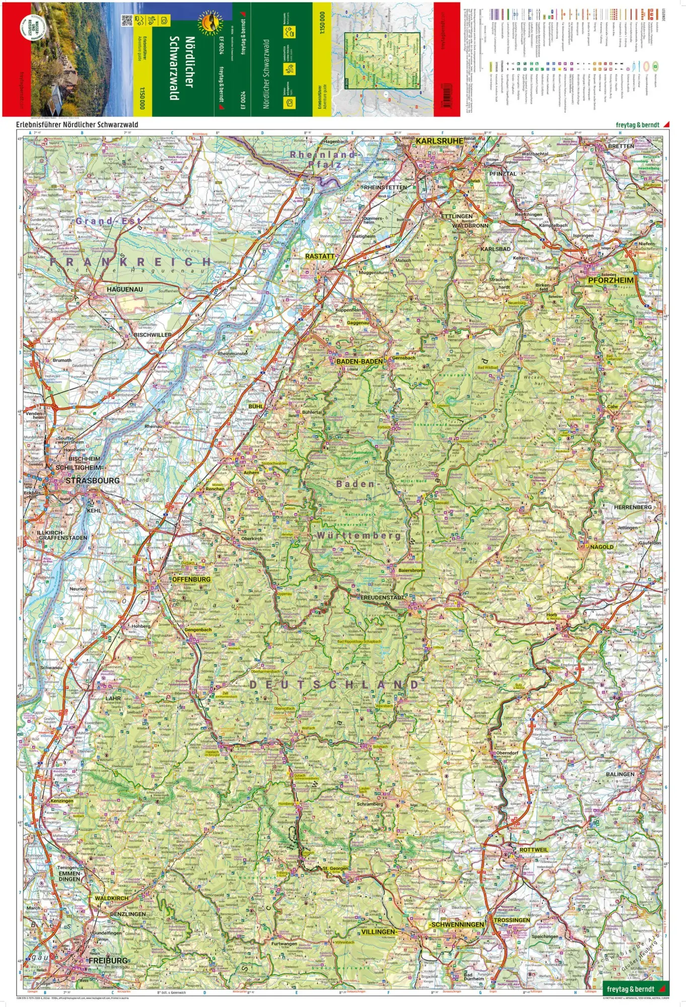 Bild: 9783707920086 | freytag &amp; berndt Freizeitkarte Nördlicher Schwarzwald,...