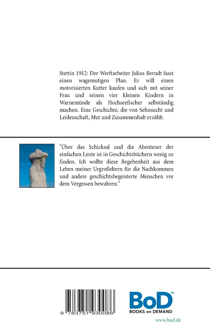 Rückseite: 9783751930086 | Vollmond über Warnemünde | Die kleine Kutter-Geschichte | Rike Adam