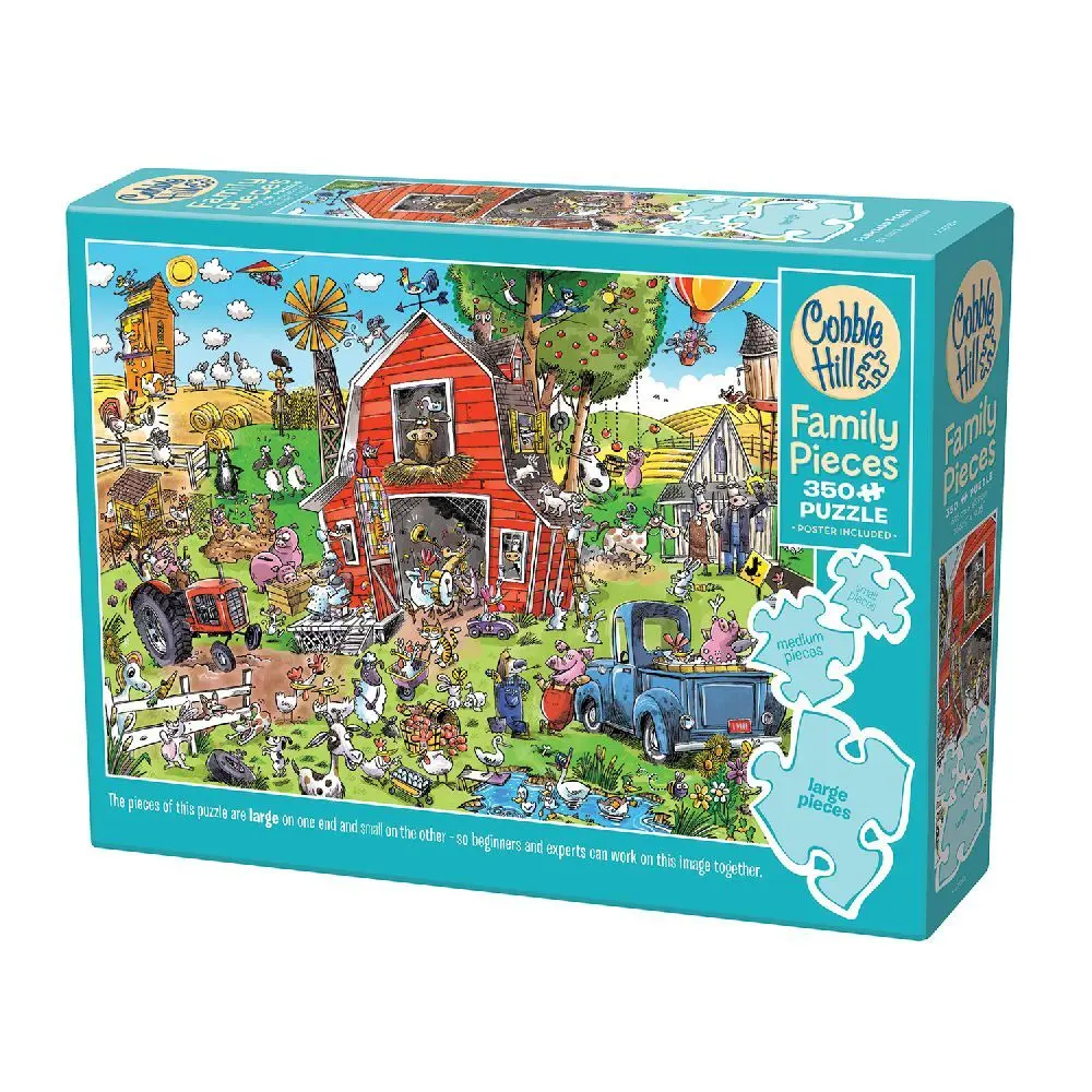 Cover: 625012470186 | Cobble Hill Verrückter Bauernhof 350 Teile | Spiel | In Spielebox