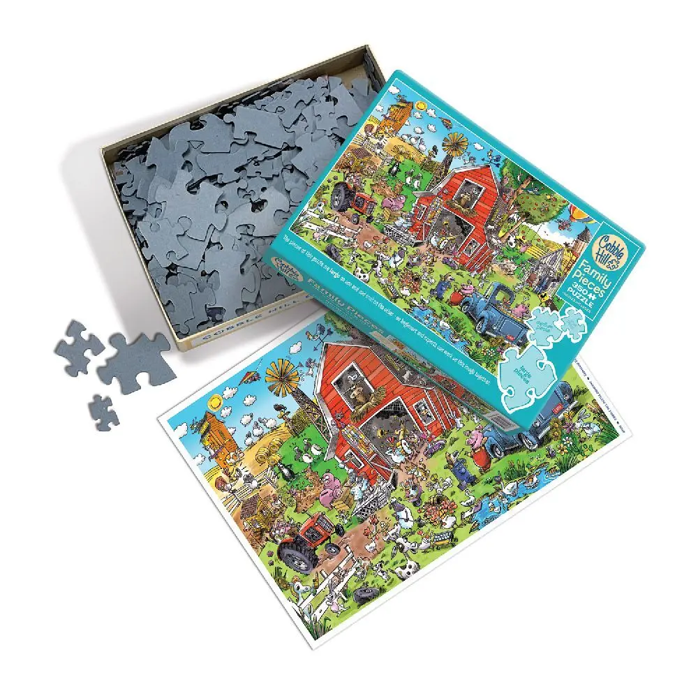 Bild: 625012470186 | Cobble Hill Verrückter Bauernhof 350 Teile | Spiel | In Spielebox