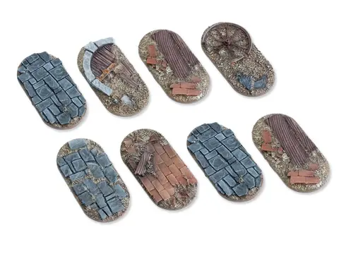 Cover: 704270720186 | Viking Raid Bases - 25x50mm flat (8) | deutsch | Tabletop-Art