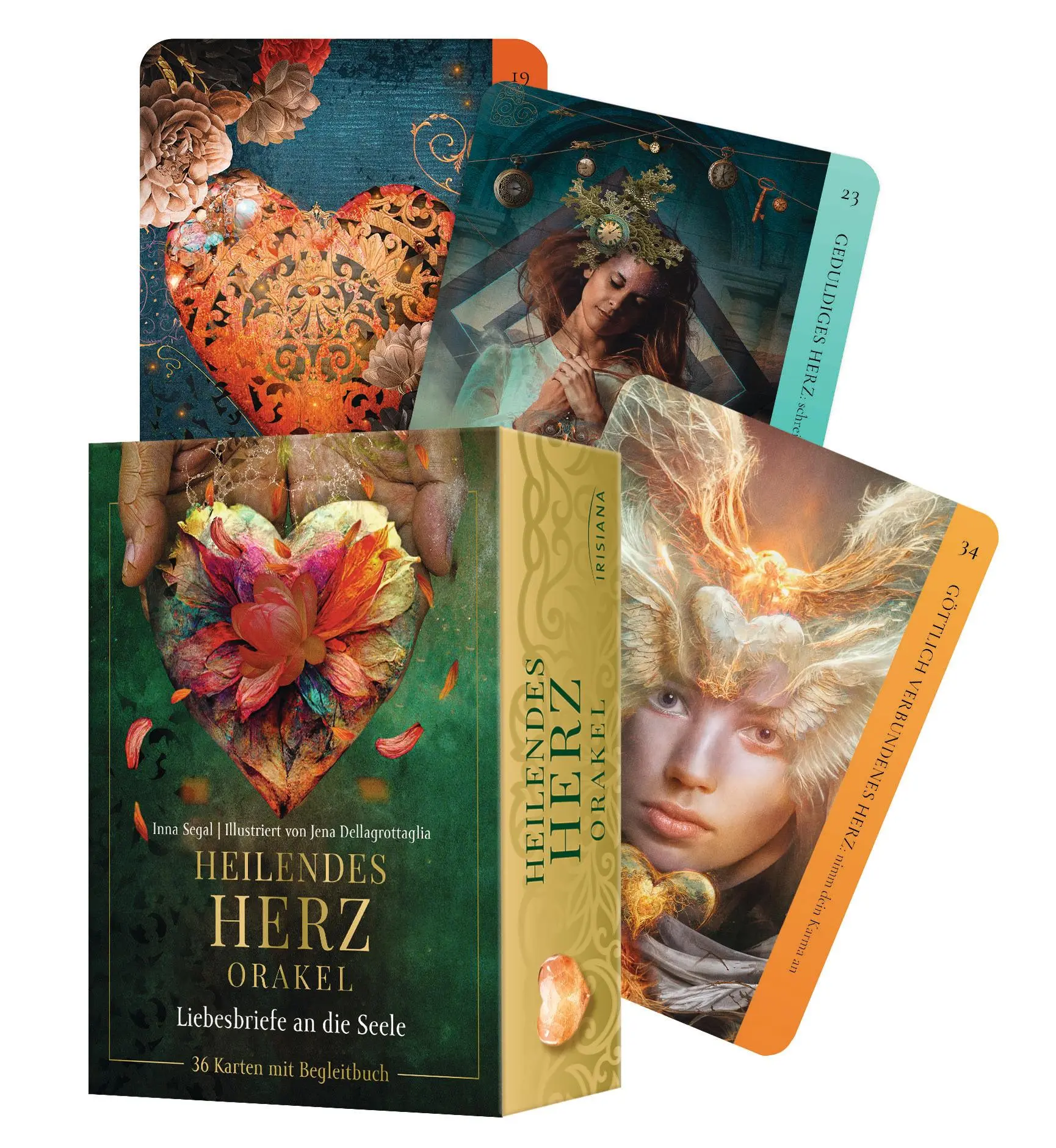Cover: 4250939900186 | Heilendes Herz Orakel | Inna Segal (u. a.) | Box | 88 S. | Deutsch