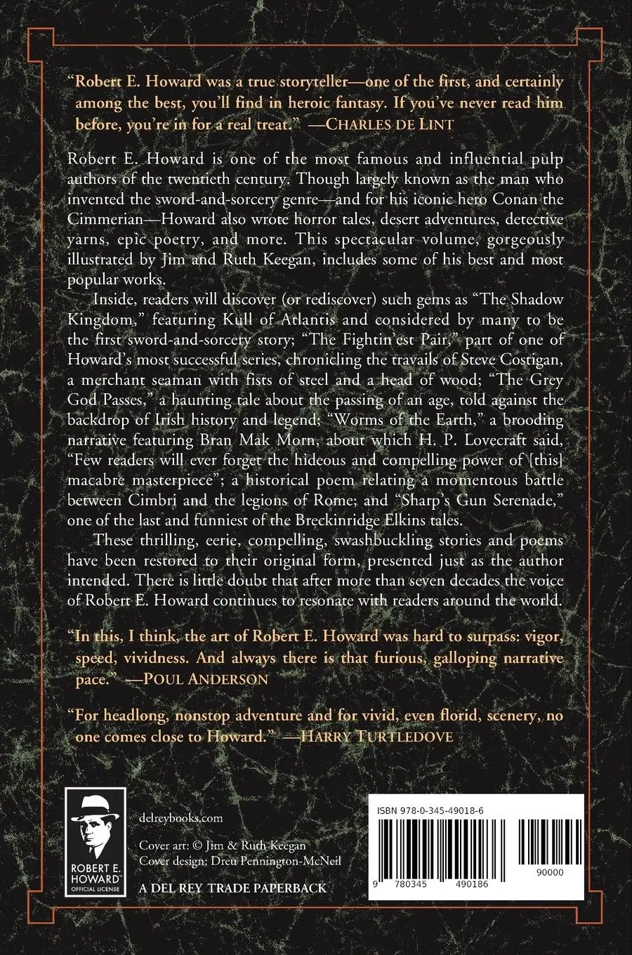 Rückseite: 9780345490186 | The Best of Robert E. Howard Volume 1 | Volume 1: Crimson Shadows