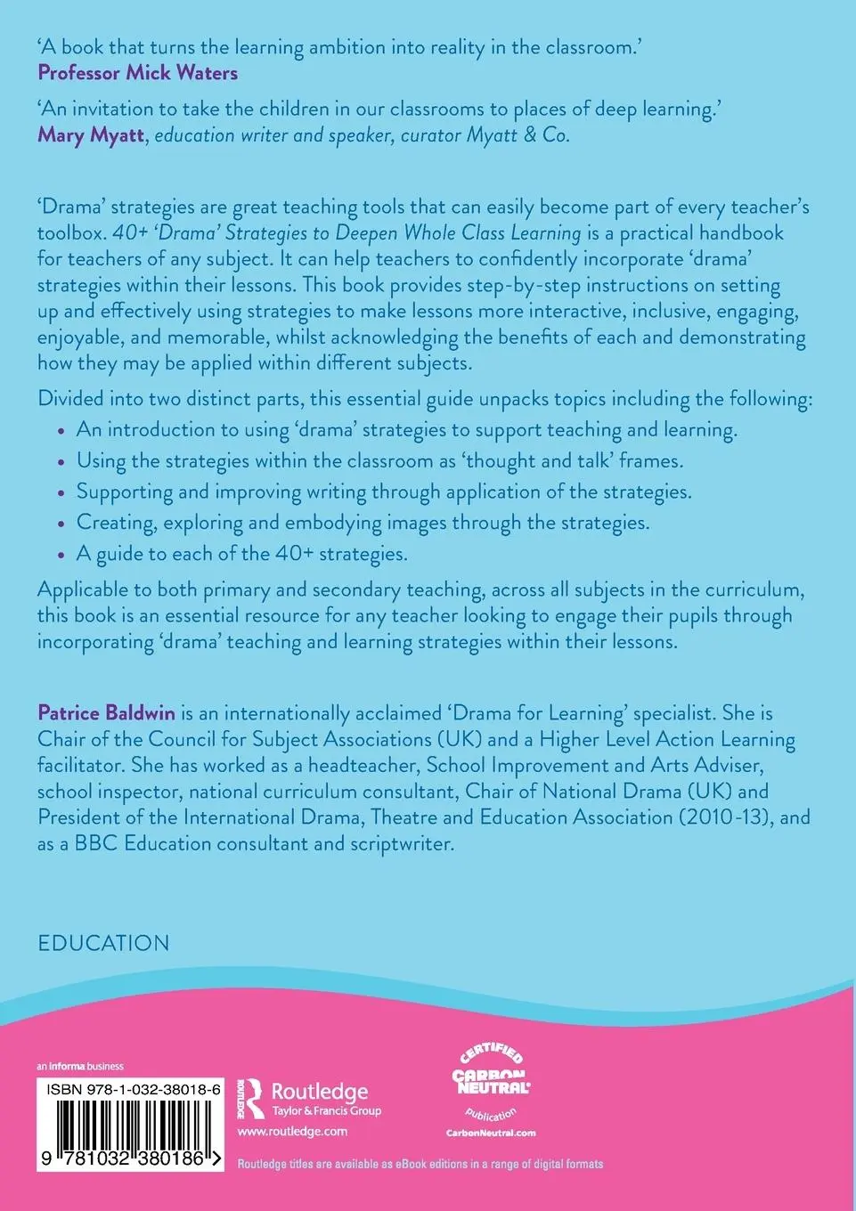 Rückseite: 9781032380186 | 40+ 'Drama' Strategies to Deepen Whole Class Learning | Baldwin | Buch