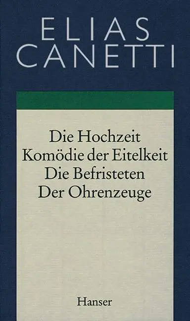 Cover: 9783446170186 | Die Hochzeit/Komödie der Eitelkeit/Die Befristeten/Der Ohrenzeuge