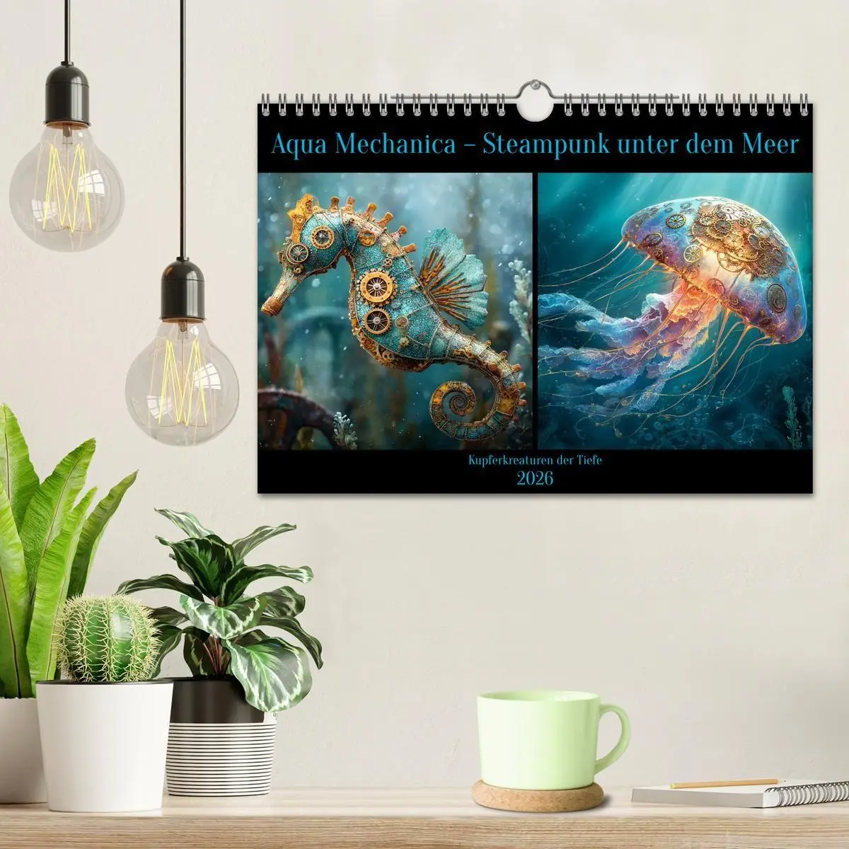 Bild: 9783516600186 | Aqua Mechanica - Steampunk unter dem Meer (Wandkalender 2026 DIN A4...