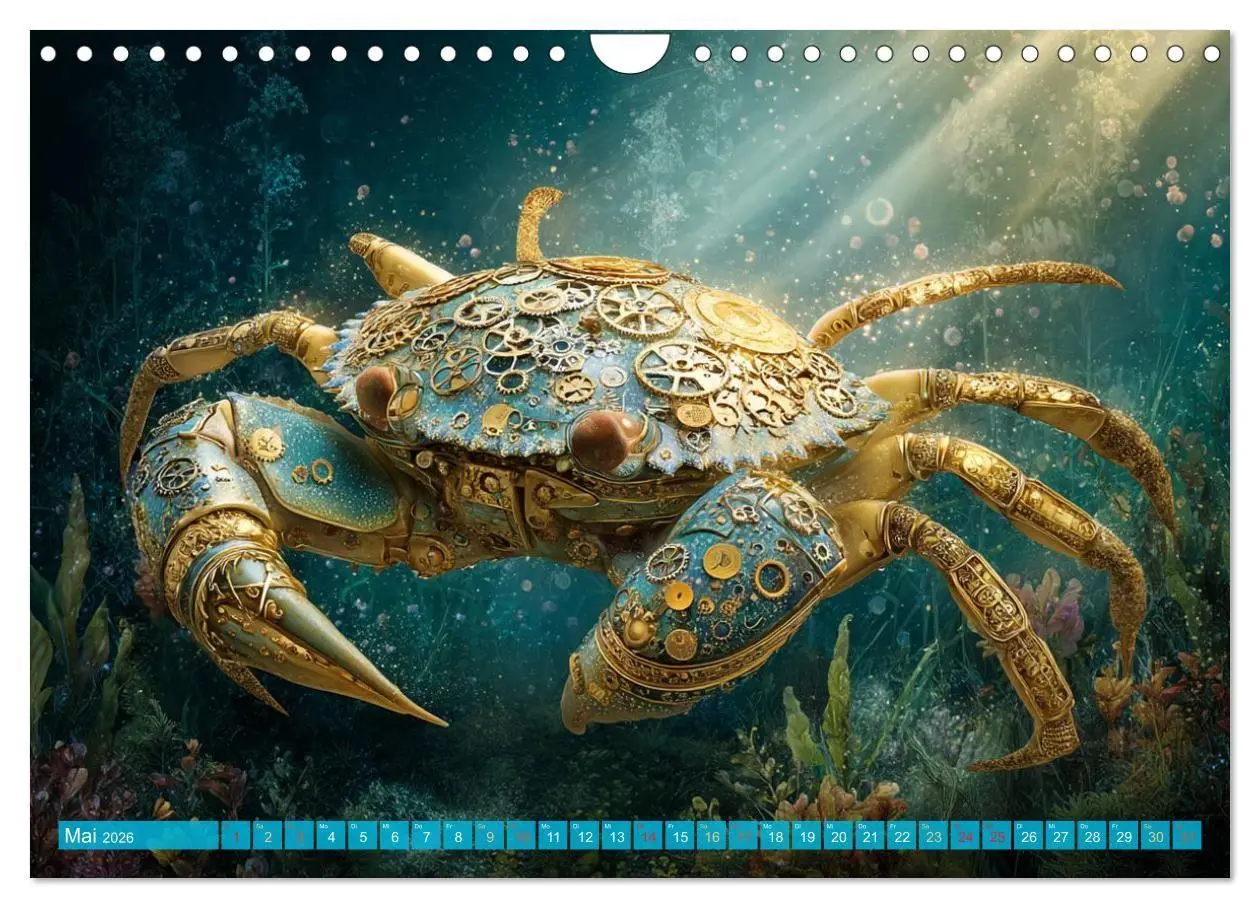 Bild: 9783516600186 | Aqua Mechanica - Steampunk unter dem Meer (Wandkalender 2026 DIN A4...