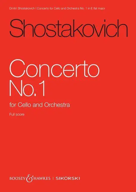 Cover: 9783689030186 | Konzert Nr. 1 für Violoncello und Orchester | Dmitrij Schostakowitsch