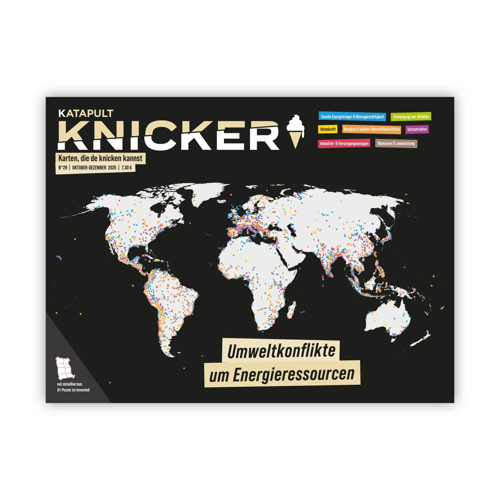 Cover: 9783689720186 | KNICKER Ausgabe 29 | Umweltkonflikte und Energieressourcen | Katapult