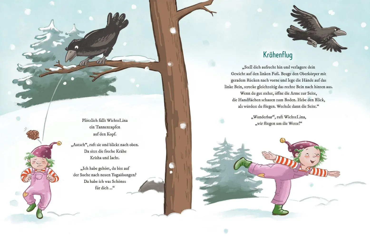 Bild: 9783693370186 | Wichtel-Yoga im Winterwald. Bilderbuch | Gabriele Pohl | Buch | 32 S.