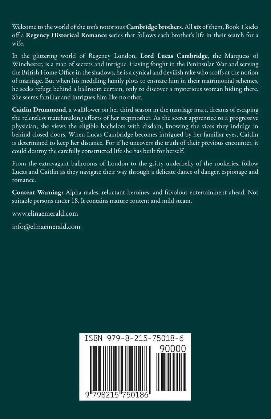 Rückseite: 9798215750186 | Lucas | Elina Emerald | Taschenbuch | Cambridge | Paperback | Englisch