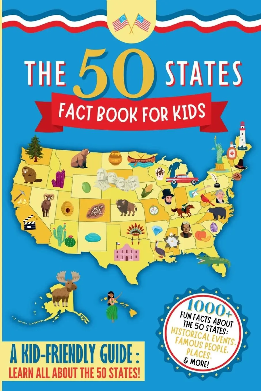 Cover: 9798989110186 | The 50 States Fact Book For Kids | Elizabeth James | Taschenbuch