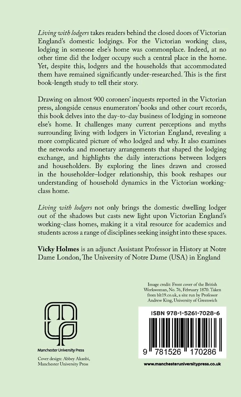 Rückseite: 9781526170286 | Living with lodgers | Vicky Holmes | Buch | Englisch | 2025