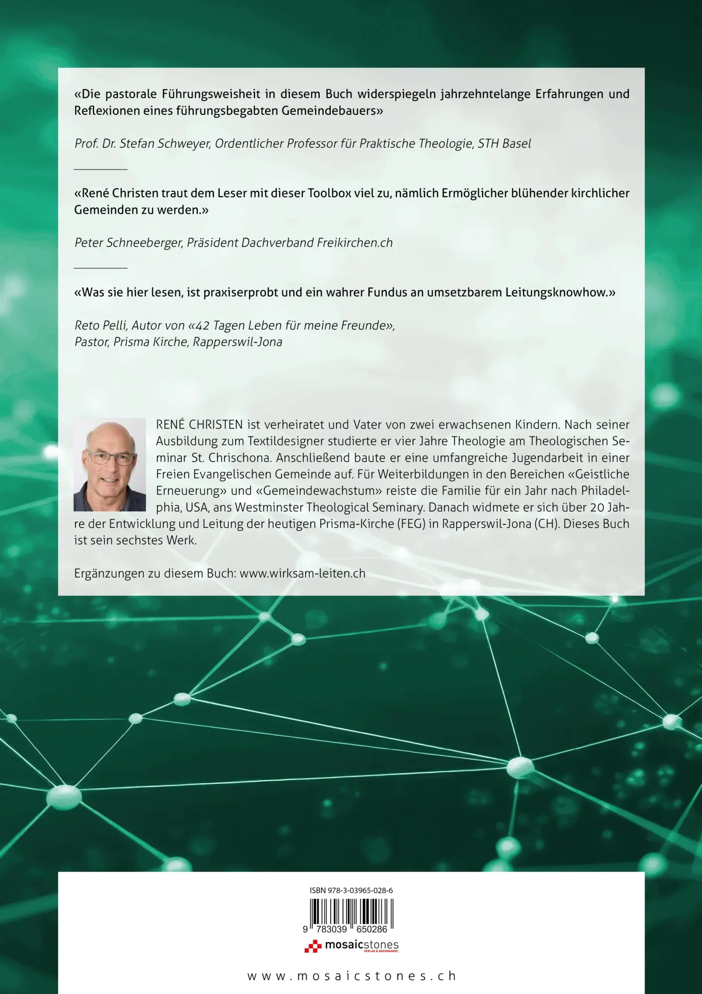 Rückseite: 9783039650286 | wirksam LEITEN weniger LEIDEN | René Christen | Taschenbuch | Buch