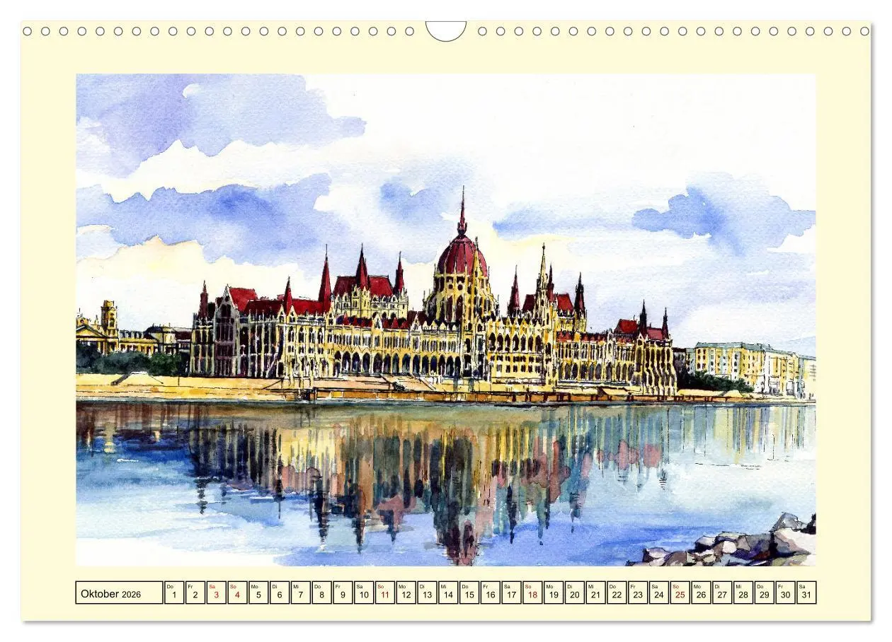 Bild: 9783457360286 | Reise durch Ungarn (Wandkalender 2026 DIN A3 quer), CALVENDO...