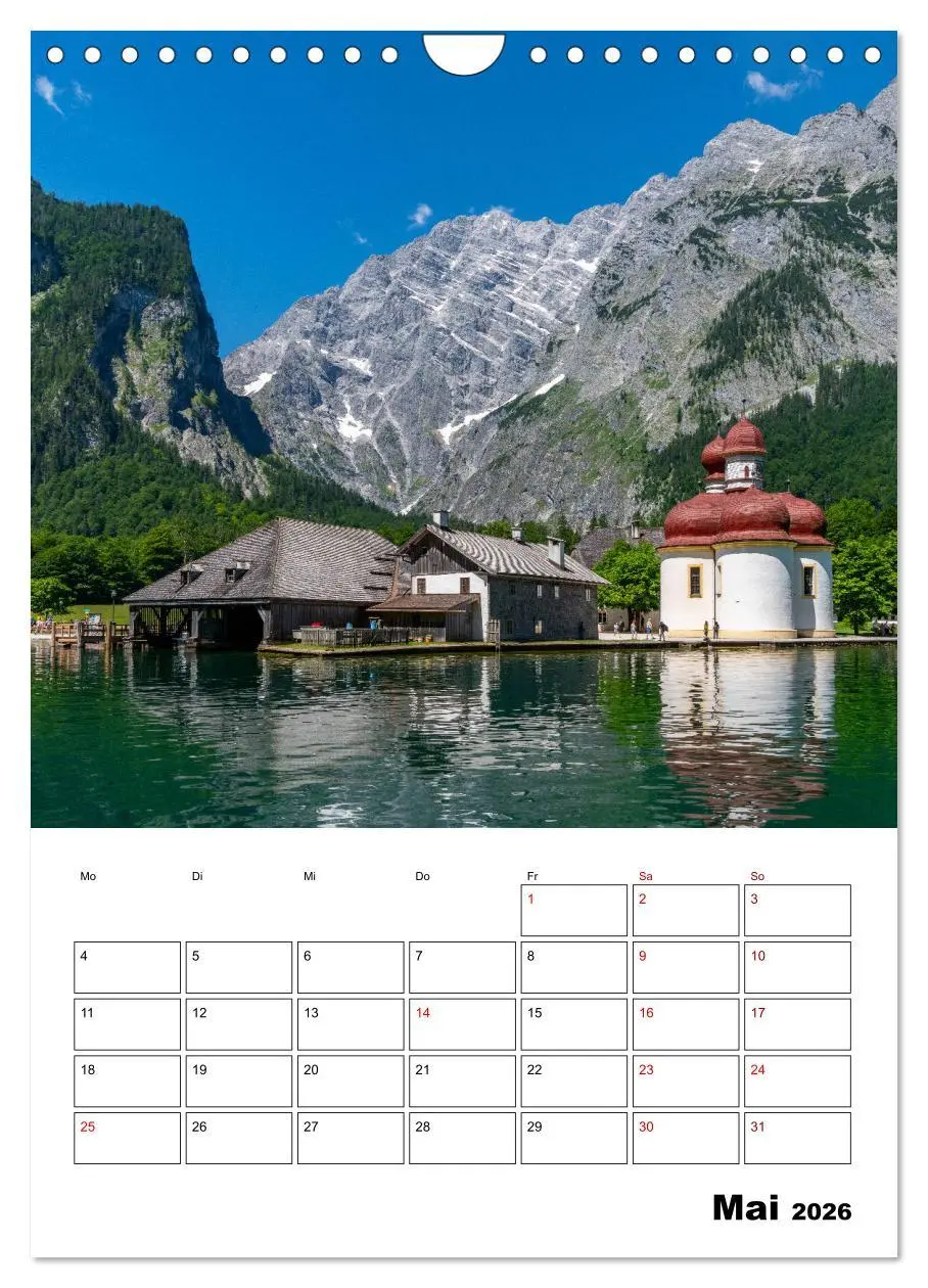 Bild: 9783516380286 | Mein Berchtesgadener Land (Wandkalender 2026 DIN A4 hoch), CALVENDO...