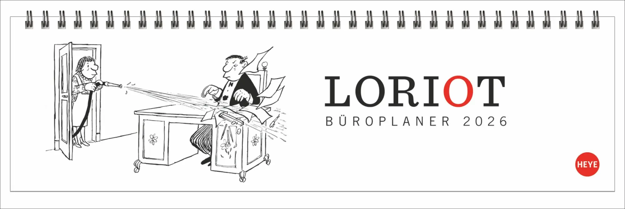 Cover: 9783756410286 | Loriot Büroplaner 2026 | Loriot | Kalender | Loriot Kalender Heye