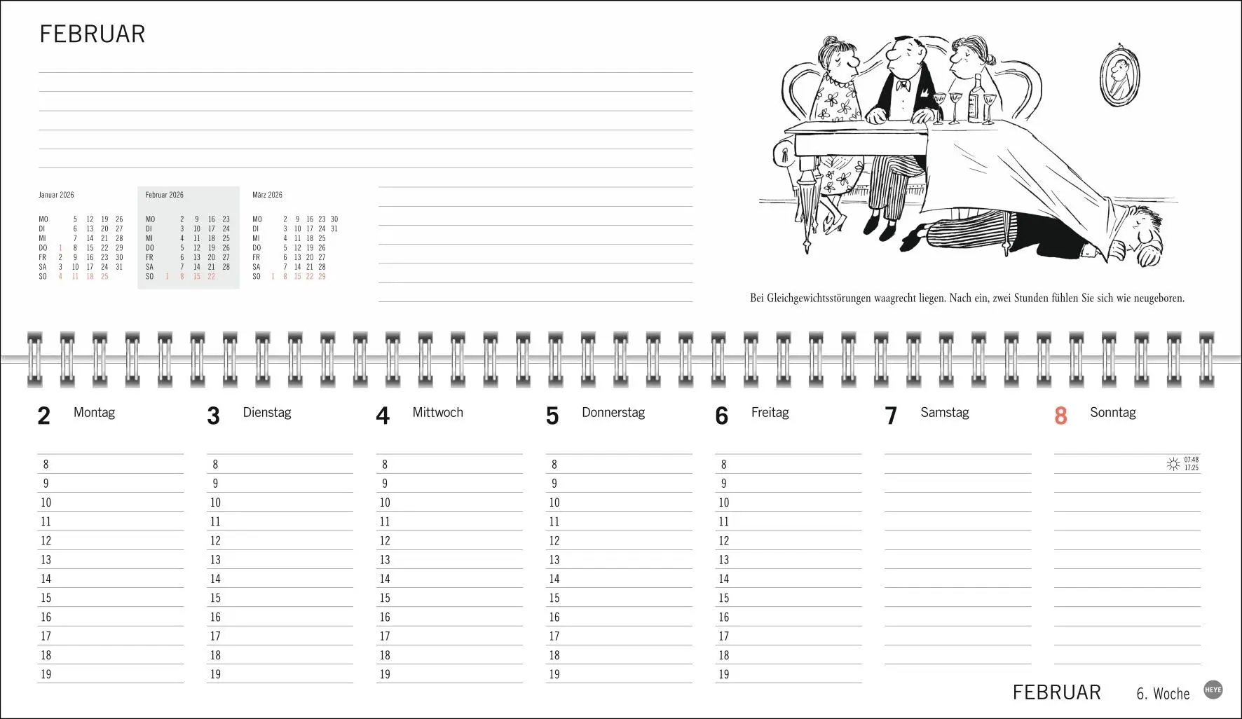 Bild: 9783756410286 | Loriot Büroplaner 2026 | Loriot | Kalender | Loriot Kalender Heye
