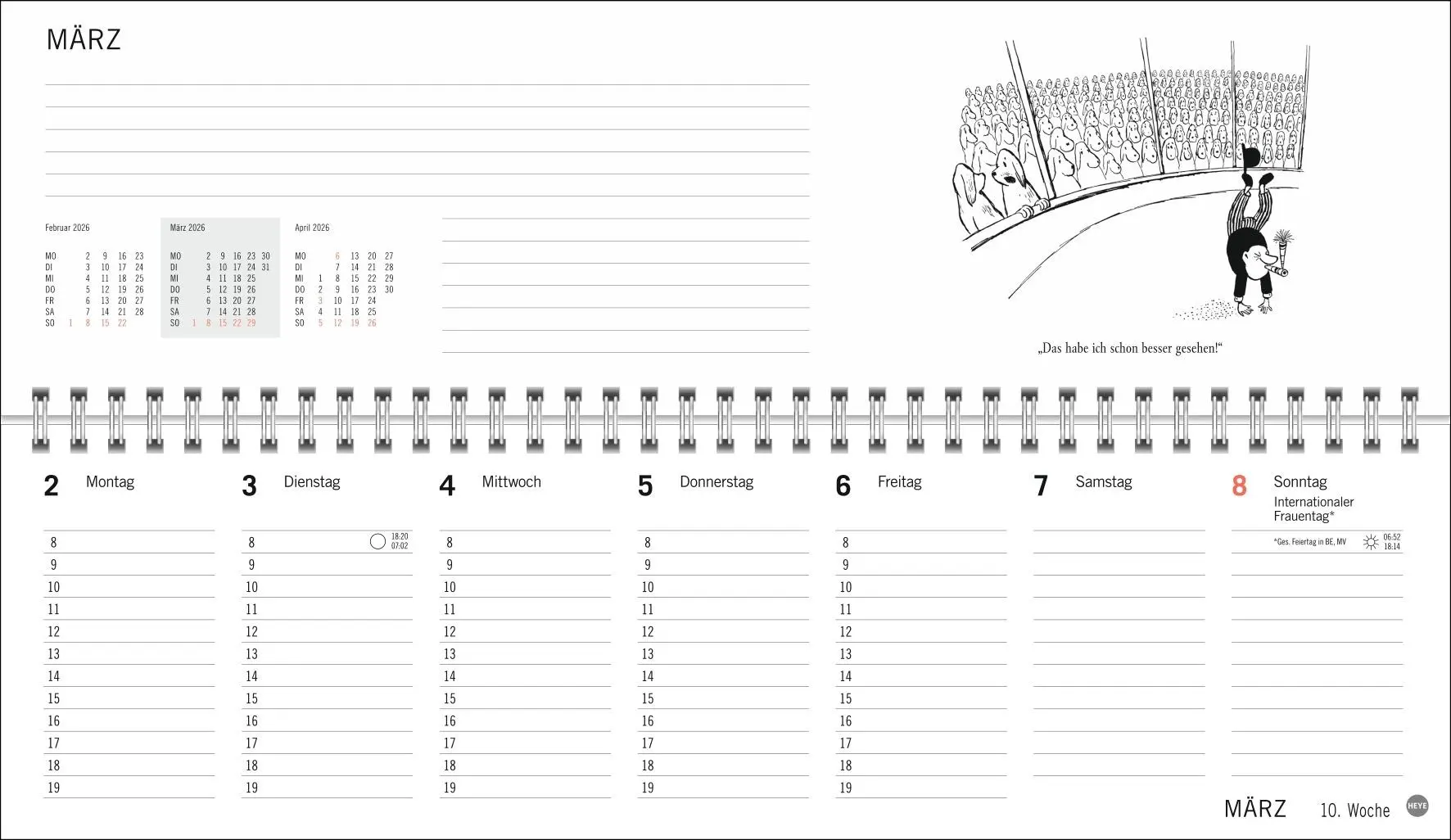 Bild: 9783756410286 | Loriot Büroplaner 2026 | Loriot | Kalender | Loriot Kalender Heye