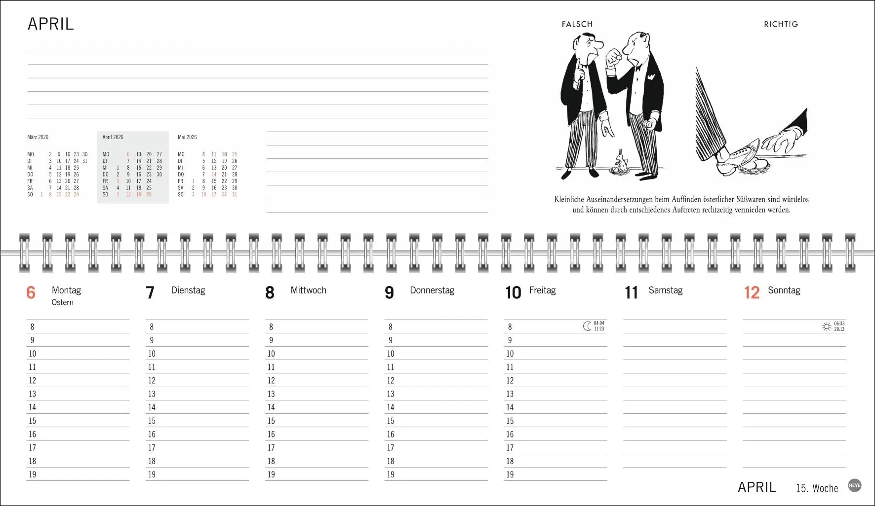 Bild: 9783756410286 | Loriot Büroplaner 2026 | Loriot | Kalender | Loriot Kalender Heye