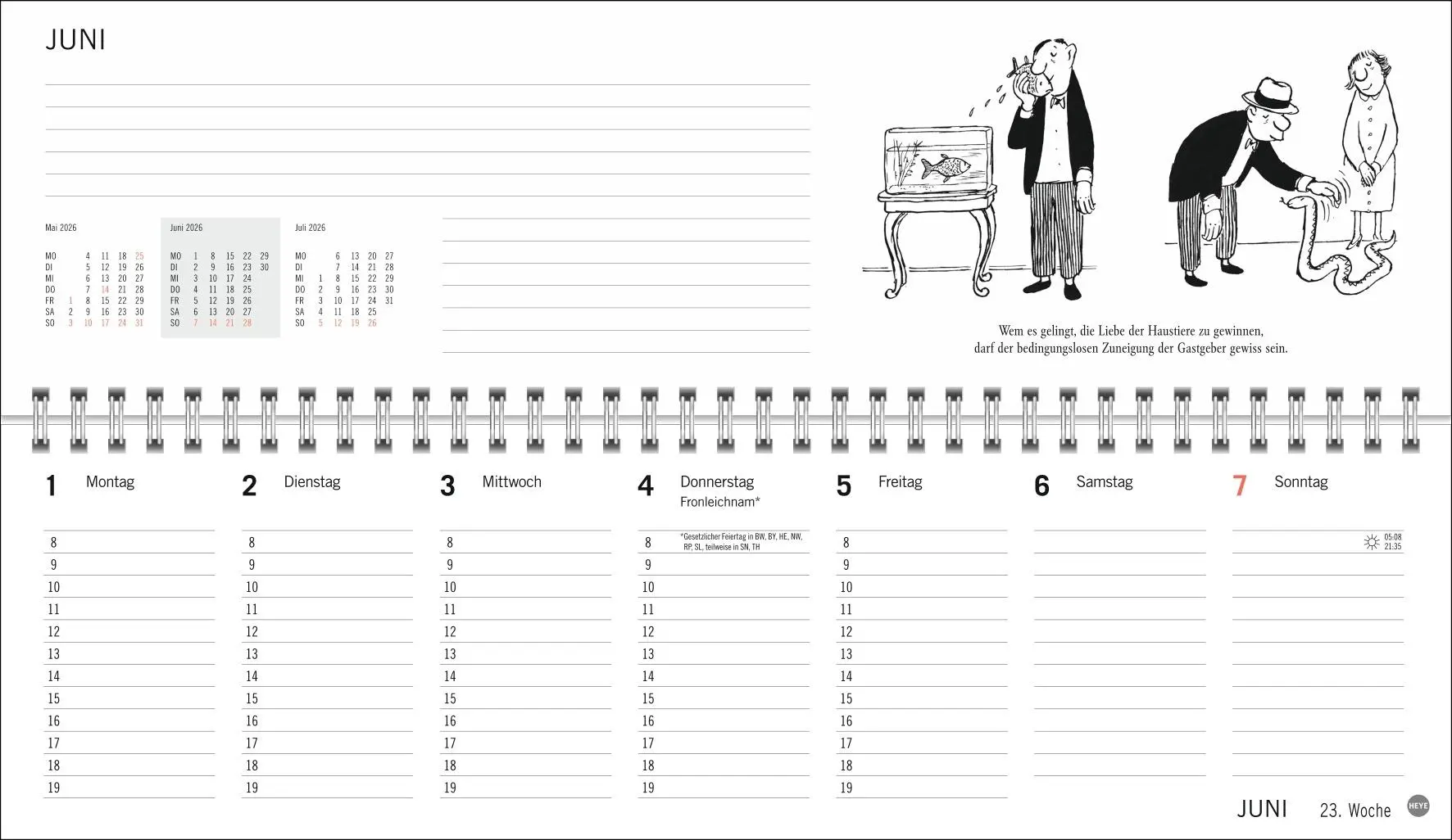 Bild: 9783756410286 | Loriot Büroplaner 2026 | Loriot | Kalender | Loriot Kalender Heye
