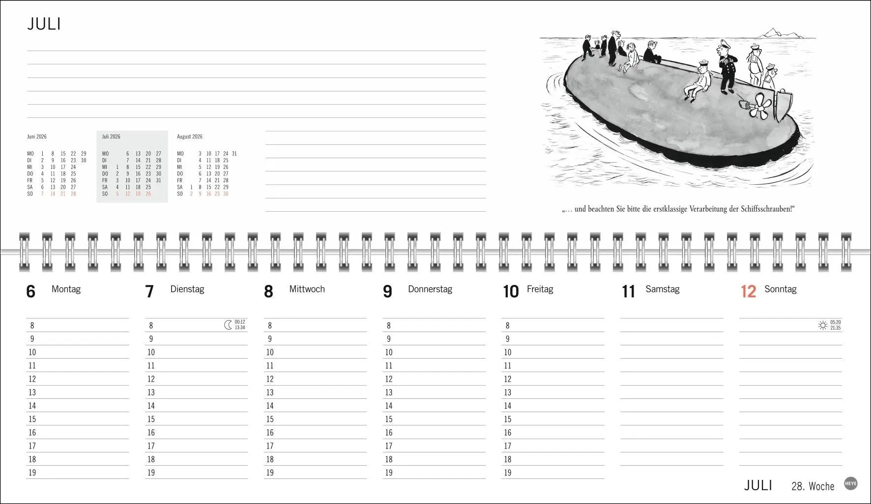 Bild: 9783756410286 | Loriot Büroplaner 2026 | Loriot | Kalender | Loriot Kalender Heye
