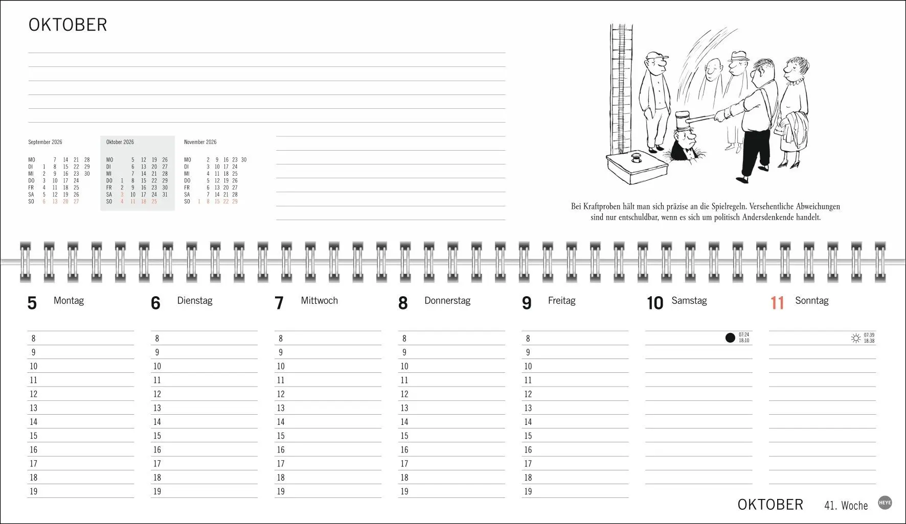 Bild: 9783756410286 | Loriot Büroplaner 2026 | Loriot | Kalender | Loriot Kalender Heye