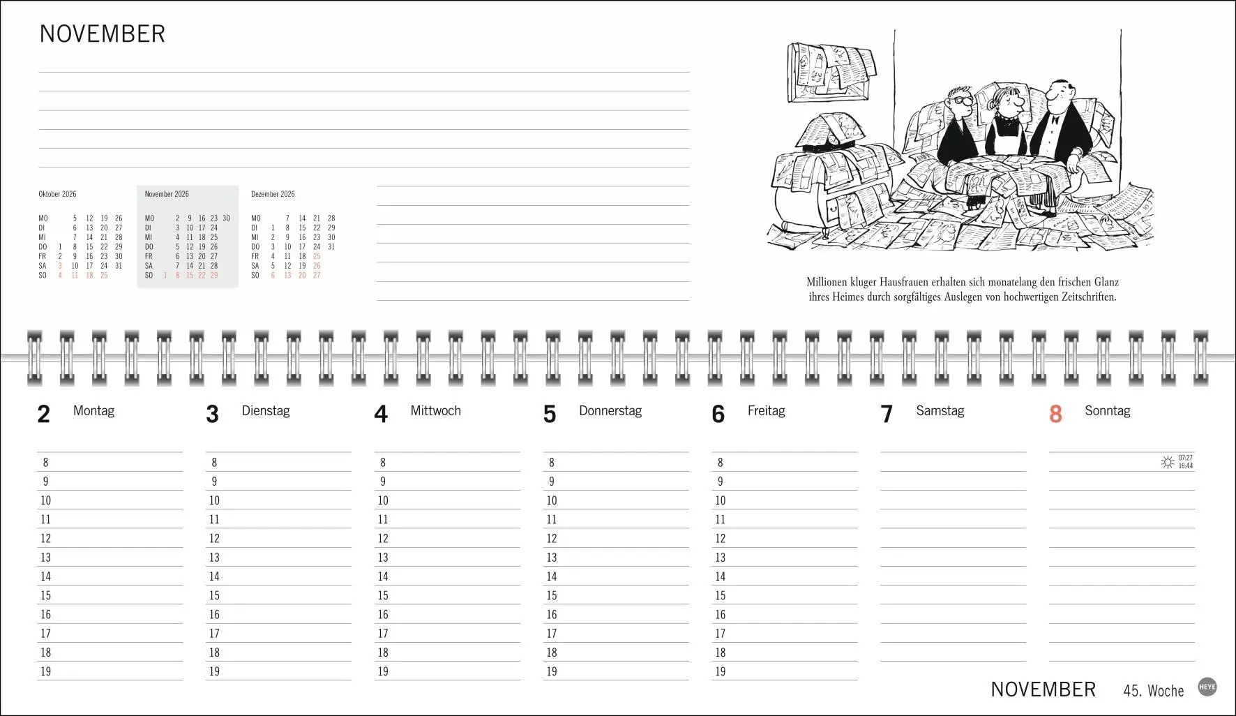 Bild: 9783756410286 | Loriot Büroplaner 2026 | Loriot | Kalender | Loriot Kalender Heye